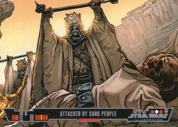 2013 Topps Star Wars Illustrated A New Hope #43 Attacked by Sand People Front