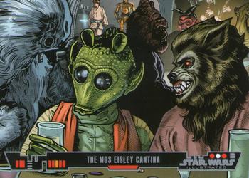 2013 Topps Star Wars Illustrated A New Hope #50 The Mos Eisley Cantina Front