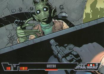 2013 Topps Star Wars Illustrated A New Hope #55 Greedo Front