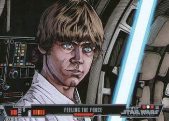 2013 Topps Star Wars Illustrated A New Hope #69 Feeling the Force Front