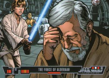 2013 Topps Star Wars Illustrated A New Hope #70 The Force of Alderaan Front