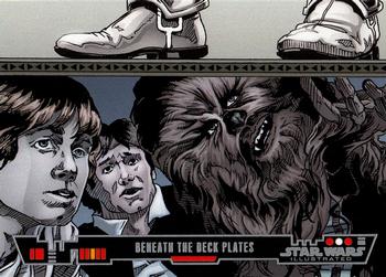 2013 Topps Star Wars Illustrated A New Hope #72 Beneath the Deck Plates Front