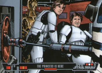2013 Topps Star Wars Illustrated A New Hope #76 The Princess is Here Front