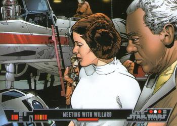 2013 Topps Star Wars Illustrated A New Hope #87 Meeting with Willard Front