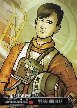 2013 Topps Star Wars Illustrated A New Hope - One Year Earlier #OY-7 Wedge Antilles Front