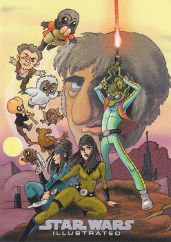 2013 Topps Star Wars Illustrated A New Hope - Movie Poster Artist Reinterpretations #MP-9 Zack Giallongo Front