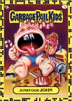 2011 Topps Garbage Pail Kids Flashback Series 2 #1a Junkfood John Front