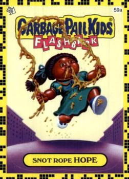 2011 Topps Garbage Pail Kids Flashback Series 2 #59a Snot Rope Hope Front