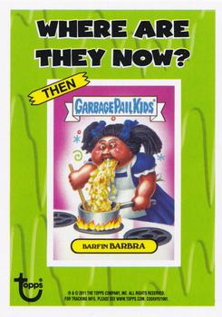 2011 Topps Garbage Pail Kids Flashback Series 2 #78a Barfin Barbra Back