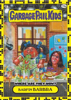 2011 Topps Garbage Pail Kids Flashback Series 2 #78a Barfin Barbra Front