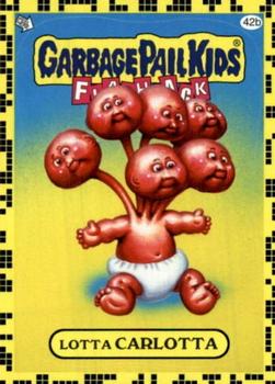 2011 Topps Garbage Pail Kids Flashback Series 2 #42b Lotta Carlotta Front
