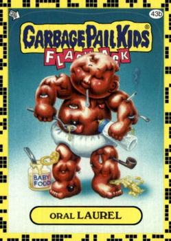 2011 Topps Garbage Pail Kids Flashback Series 2 #43b Oral Laurel Front