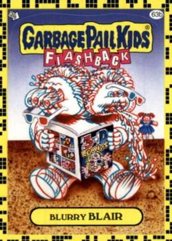 2011 Topps Garbage Pail Kids Flashback Series 2 #63b Blurry Blair Front