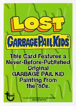 2011 Topps Garbage Pail Kids Flashback Series 3 #70a Dunkin' Duncan Back
