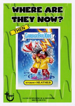 2011 Topps Garbage Pail Kids Flashback Series 3 #71a Stormy Heather Back