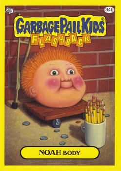 2011 Topps Garbage Pail Kids Flashback Series 3 #34b Noah Body Front