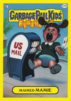 2011 Topps Garbage Pail Kids Flashback Series 3 #54b Maimed Mamie Front