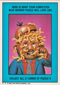 1988 Topps Garbage Pail Kids Series 15 #583a Lyle Tile Back