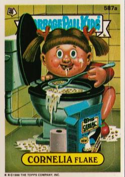 1988 Topps Garbage Pail Kids Series 15 #587a Cornelia Flake Front