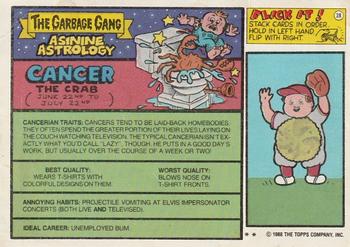 1988 Topps Garbage Pail Kids Series 15 #619b Cassette Casey Back