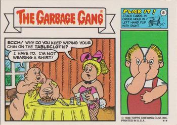 1988 Topps Garbage Pail Kids Series 12 #460a Ball 'n Shane Back