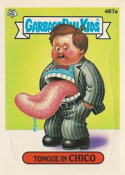 1988 Topps Garbage Pail Kids Series 12 #467a Tongue in Chico Front