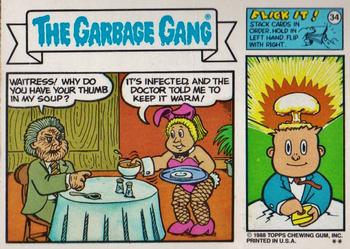 1988 Topps Garbage Pail Kids Series 12 #481a Car-Stick Karla Back