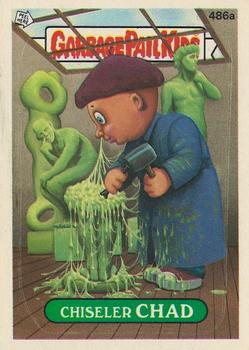 1988 Topps Garbage Pail Kids Series 12 #486a Chiseler Chad Front