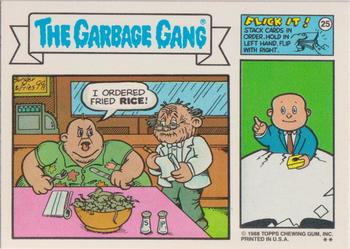 1988 Topps Garbage Pail Kids Series 12 #477b Smokestack Zach Back