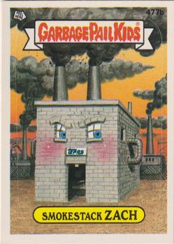 1988 Topps Garbage Pail Kids Series 12 #477b Smokestack Zach Front