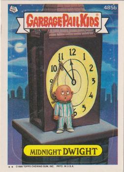 1988 Topps Garbage Pail Kids Series 12 #485b Midnight Dwight Front