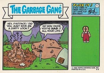 1988 Topps Garbage Pail Kids Series 12 #486b Julius Sneezer Back
