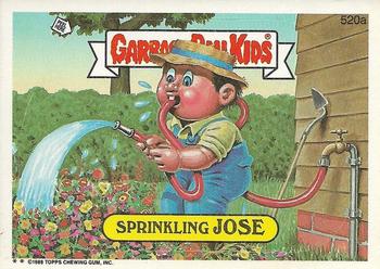 1988 Topps Garbage Pail Kids Series 13 #520a Sprinkling Jose Front