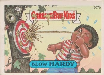 1988 Topps Garbage Pail Kids Series 13 #507b Blow Hardy Front