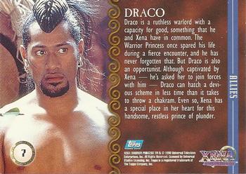 1998 Topps Xena: Warrior Princess #7 Draco Back