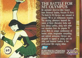 1998 Topps Xena: Warrior Princess #69 The Battle for Mt. Olympus Back