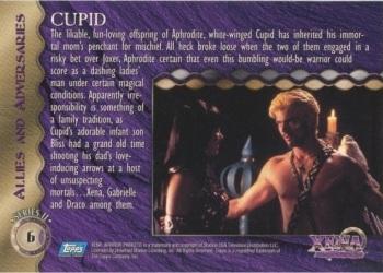 1998 Topps Xena: Warrior Princess Series II #6 Cupid Back