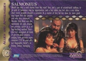 1998 Topps Xena: Warrior Princess Series II #7 Salmoneus Back