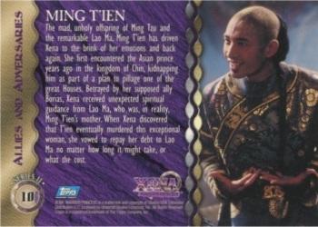 1998 Topps Xena: Warrior Princess Series II #10 Ming T'ien Back