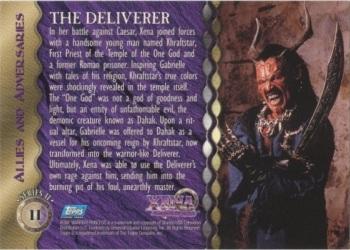 1998 Topps Xena: Warrior Princess Series II #11 The Deliverer Back