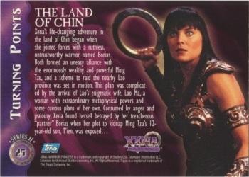 1998 Topps Xena: Warrior Princess Series II #25 The Land of Chin Back