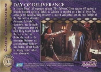 1998 Topps Xena: Warrior Princess Series II #30 Day of Deliverance Back