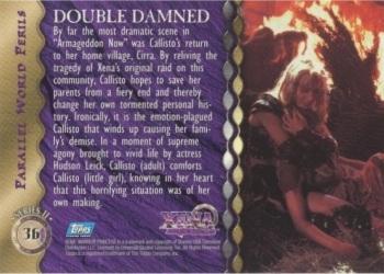 1998 Topps Xena: Warrior Princess Series II #36 Double Damned Back