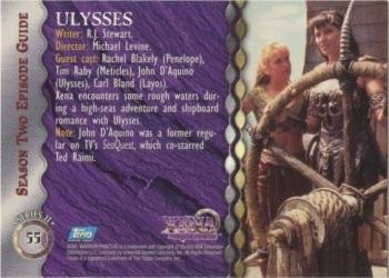 1998 Topps Xena: Warrior Princess Series II #55 Ulysses Back