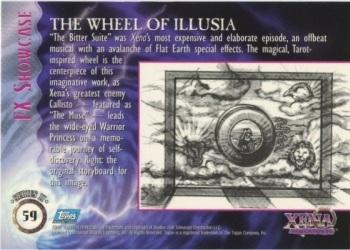 1998 Topps Xena: Warrior Princess Series II #59 The Wheel of Illusia Back