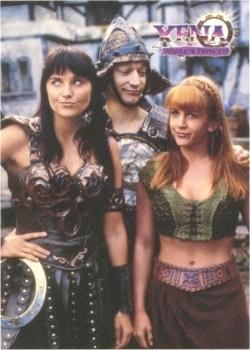 1998 Topps Xena: Warrior Princess Series II #70 The Heroic Trio Front