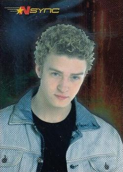2000 Topps *NSYNC #17 Justin on: Slam Dunk Front