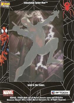 2002 ArtBox Spider-Man FilmCardz - Rare 6-Card Chase Set #R3 The Clone of Spider-Man Back