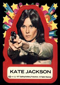 1977 Topps Charlie's Angels - Stickers #10 Kate Jackson Front