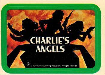 1977 Topps Charlie's Angels - Stickers #12 Charlie's Angels Front